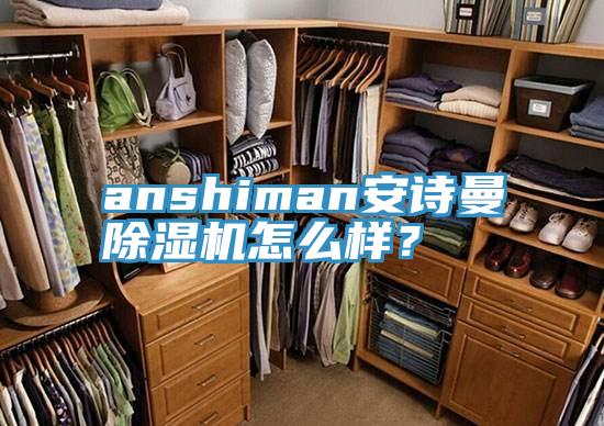 anshiman安詩曼除濕機怎么樣？