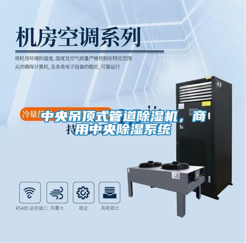 中央吊頂式管道除濕機，商用中央除濕系統