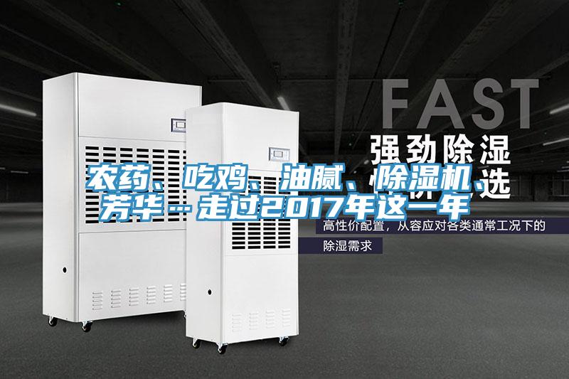 農藥、吃雞、油膩、除濕機、芳華…走過2017年這一年