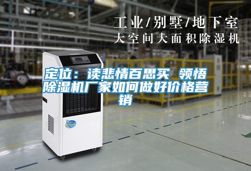 定位:讀悲情百思買 領悟除濕機廠家如何做好價格營銷