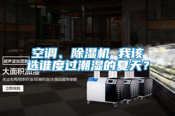 空調、除濕機 我該選誰度過潮濕的夏天？