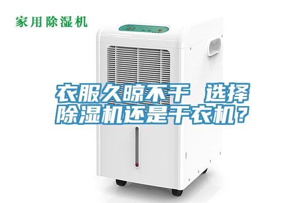 衣服久晾不干 選擇除濕機還是干衣機？