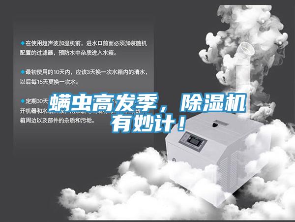 螨蟲高發季，除濕機有妙計！