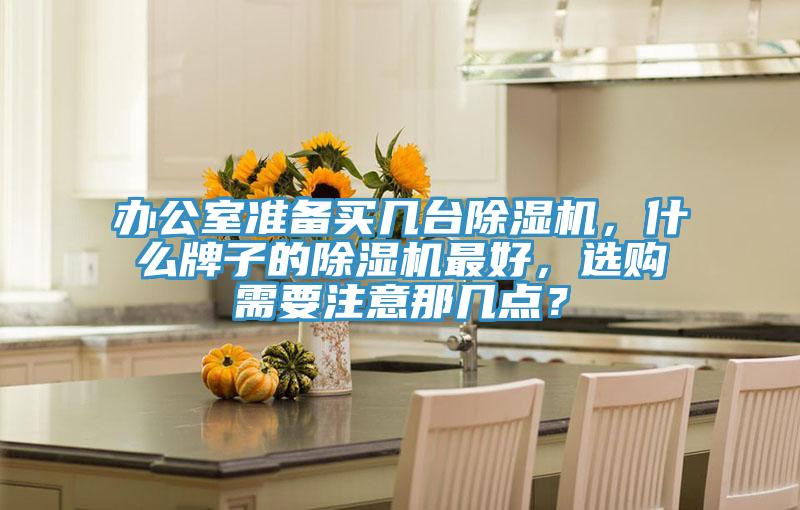 辦公室準(zhǔn)備買幾臺除濕機(jī)，什么牌子的除濕機(jī)最好，選購需要注意那幾點(diǎn)？