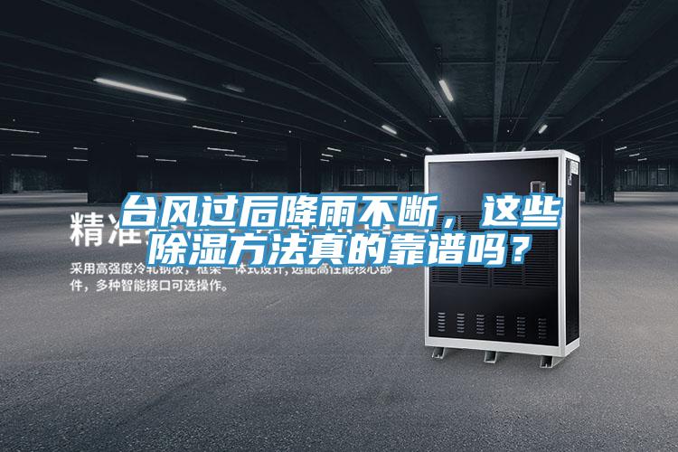 臺風過后降雨不斷，這些除濕方法真的靠譜嗎？