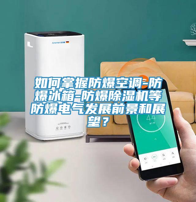 如何掌握防爆空調-防爆冰箱-防爆除濕機等防爆電氣發展前景和展望？