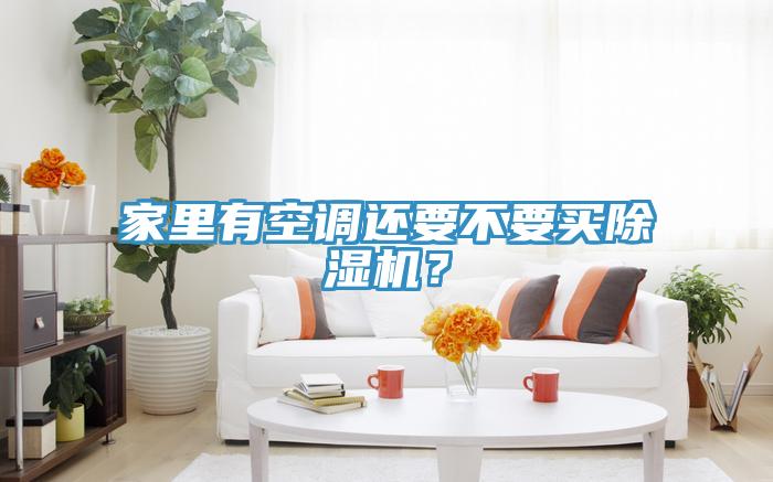 家里有空調還要不要買除濕機？