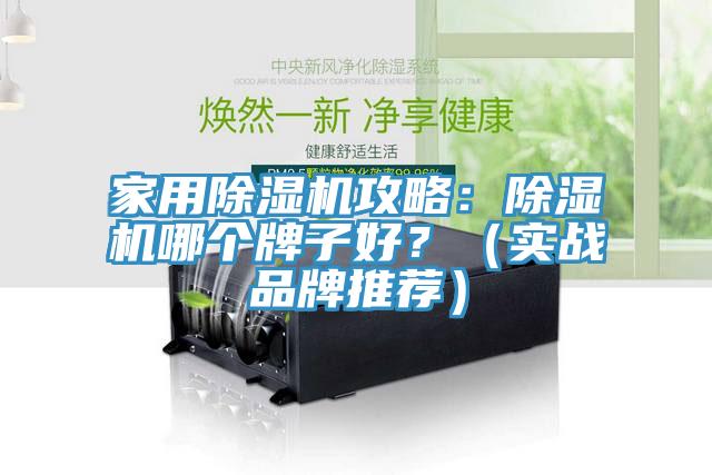 家用除濕機攻略：除濕機哪個牌子好？（實戰品牌推薦）