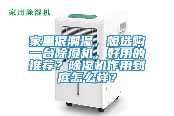 家里很潮濕，想選購(gòu)一臺(tái)除濕機(jī)，好用的推薦？除濕機(jī)作用到底怎么樣？