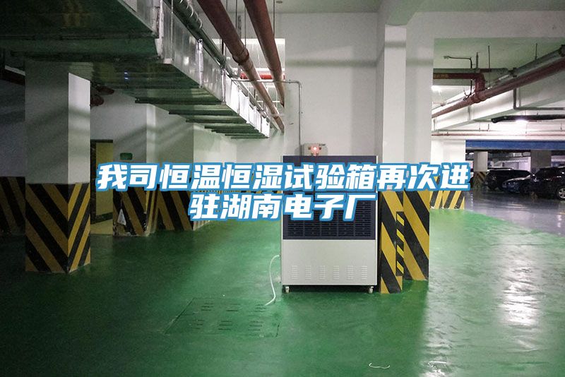 我司恒溫恒濕試驗(yàn)箱再次進(jìn)駐湖南電子廠(chǎng)