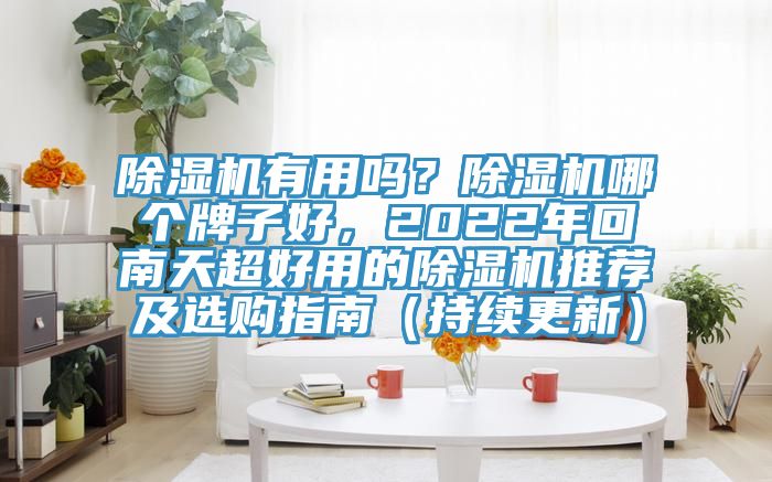除濕機(jī)有用嗎？除濕機(jī)哪個(gè)牌子好，2022年回南天超好用的除濕機(jī)推薦及選購(gòu)指南（持續(xù)更新）